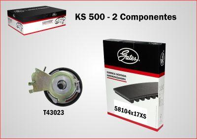 GATES-BR KS500 - Комплект зубчатого ремня ГРМ autospares.lv