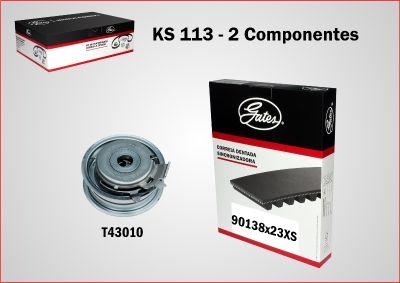 GATES-BR KS113 - Комплект зубчатого ремня ГРМ autospares.lv