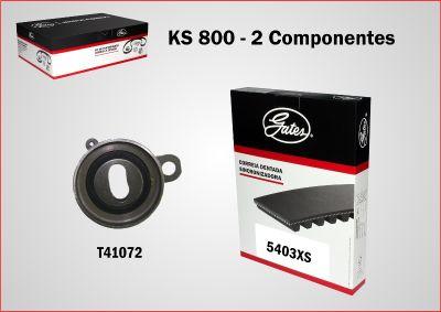 GATES-BR KS800 - Комплект зубчатого ремня ГРМ autospares.lv