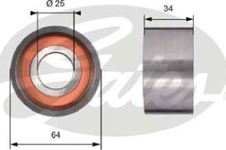 GATES-BR T41234 - Натяжной ролик, зубчатый ремень ГРМ autospares.lv