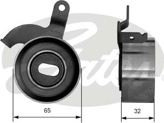 GATES-SEA T41015 - Натяжной ролик, зубчатый ремень ГРМ autospares.lv