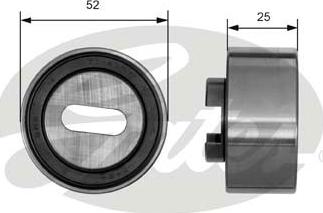 GATES-SEA T41030 - Натяжной ролик, зубчатый ремень ГРМ autospares.lv