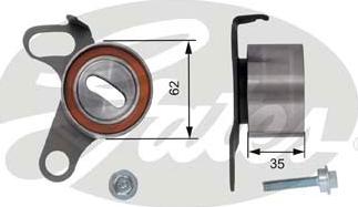 GATES-SEA T41181 - Натяжной ролик, зубчатый ремень ГРМ autospares.lv