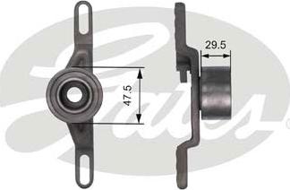 GATES-SEA T41260 - Натяжной ролик, зубчатый ремень ГРМ autospares.lv