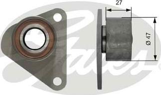 GATES-SEA T42096 - Направляющий ролик, зубчатый ремень ГРМ autospares.lv