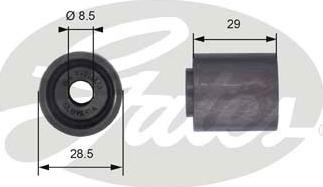 GATES-SEA T42045 - Направляющий ролик, зубчатый ремень ГРМ autospares.lv