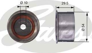 GATES-SEA T42029 - Направляющий ролик, зубчатый ремень ГРМ autospares.lv