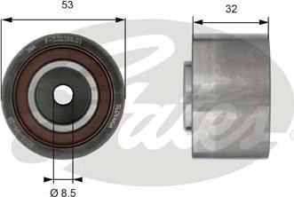 GATES-SEA T42179 - Направляющий ролик, зубчатый ремень ГРМ autospares.lv