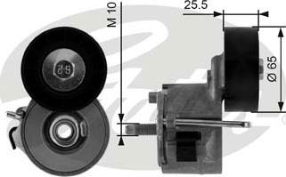 GATES-SEA T39014 - Натяжитель, поликлиновый ремень autospares.lv