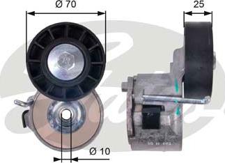 GATES-SEA T39137 - Натяжитель, поликлиновый ремень autospares.lv