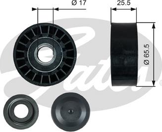 GATES-SEA T36376 - Ролик, поликлиновый ремень autospares.lv