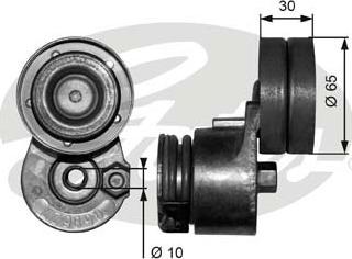 GATES-SEA T38482 - Натяжитель, поликлиновый ремень autospares.lv