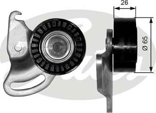 GATES-SEA T38347 - Натяжитель, поликлиновый ремень autospares.lv