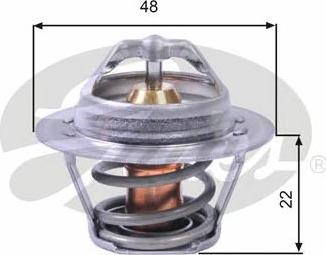 GATES-SEA TH00391G1 - Термостат охлаждающей жидкости / корпус autospares.lv