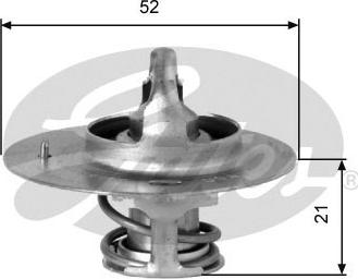 GATES-SEA TH03282G2 - Термостат охлаждающей жидкости / корпус autospares.lv