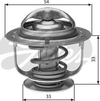 GATES-SEA TH30888G1 - Термостат охлаждающей жидкости / корпус autospares.lv