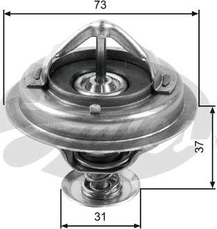 GATES-SEA TH24582G1 - Термостат охлаждающей жидкости / корпус autospares.lv