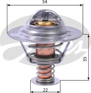 GATES-SEA TH22689G1 - Термостат охлаждающей жидкости / корпус autospares.lv