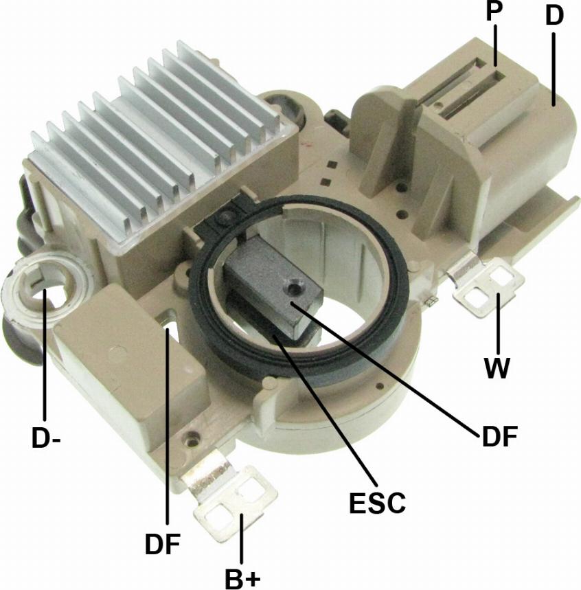 GAUSS GA471 - Регулятор напряжения, генератор autospares.lv