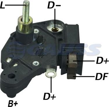 GAUSS GA502 - Регулятор напряжения, генератор autospares.lv