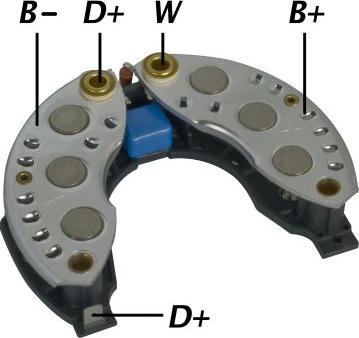 GAUSS GA1464 - Выпрямитель, диодный мост, генератор autospares.lv