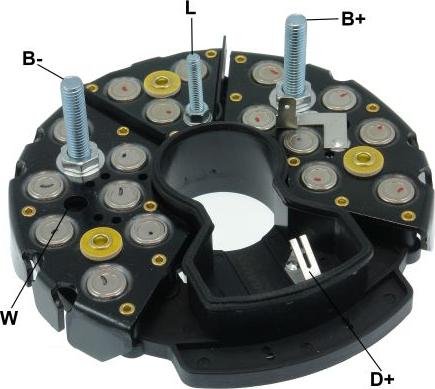 GAUSS GA1547 - Выпрямитель, диодный мост, генератор autospares.lv