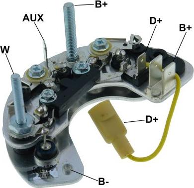 GAUSS GA1138 - Выпрямитель, диодный мост, генератор autospares.lv