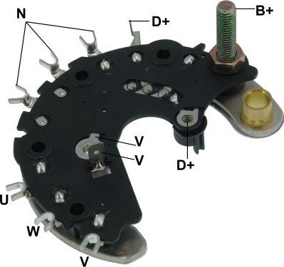 GAUSS GA1841 - Выпрямитель, диодный мост, генератор autospares.lv