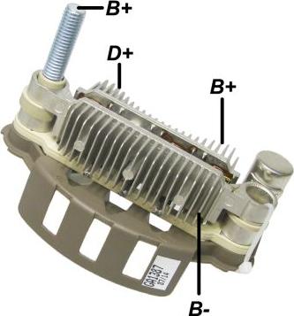 GAUSS GA1387 - Выпрямитель, диодный мост, генератор autospares.lv