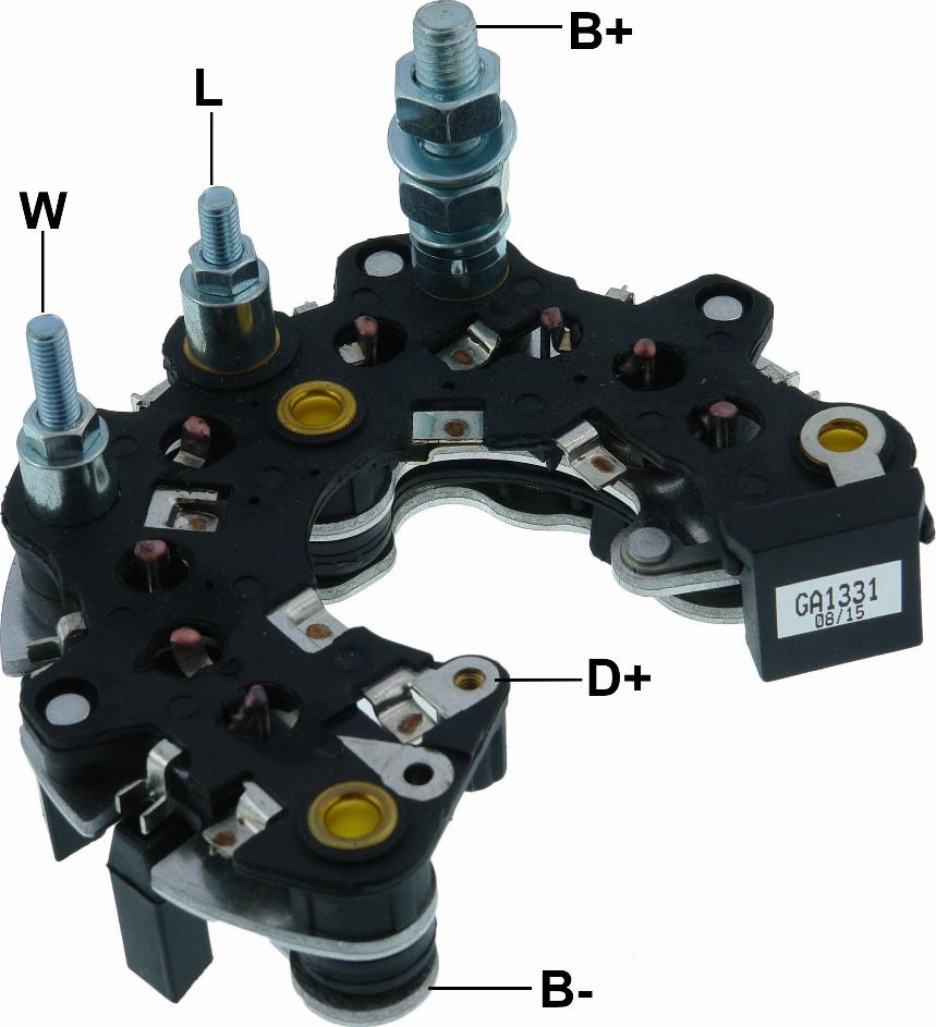 GAUSS GA1331 - Выпрямитель, диодный мост, генератор autospares.lv