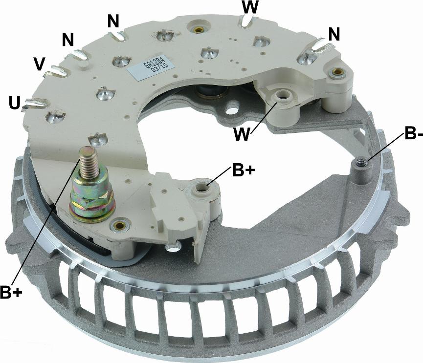 GAUSS GA1204 - Выпрямитель, диодный мост, генератор autospares.lv