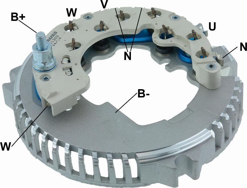 GAUSS GA1202 - Выпрямитель, диодный мост, генератор autospares.lv