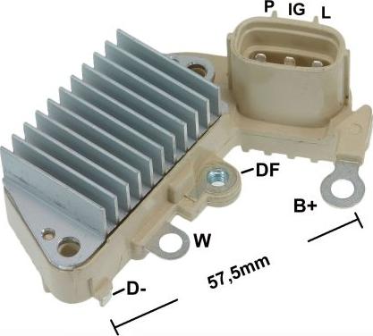 GAUSS GA860 - Регулятор напряжения, генератор autospares.lv