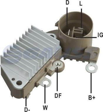 GAUSS GA818 - Регулятор напряжения, генератор autospares.lv