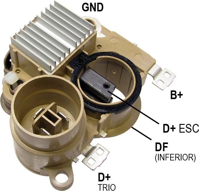 GAUSS GA836 - Регулятор напряжения, генератор autospares.lv