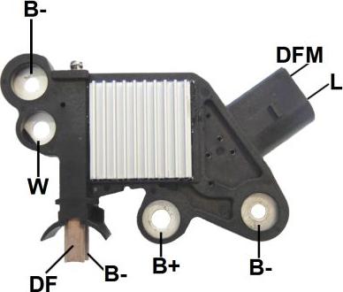 GAUSS GA338 - Регулятор напряжения, генератор autospares.lv