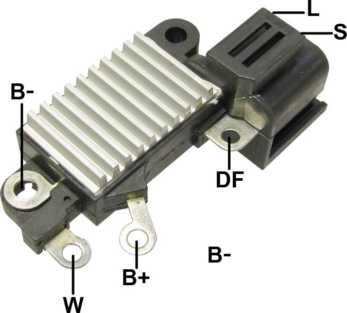 GAUSS GA241 - Регулятор напряжения, генератор autospares.lv