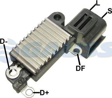 GAUSS GA242 - Регулятор напряжения, генератор autospares.lv