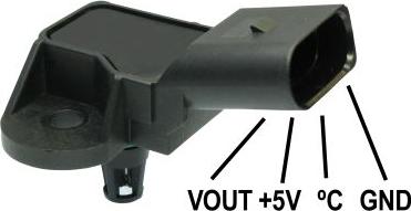 GAUSS GI3052 - Датчик, давление во впускной трубе autospares.lv