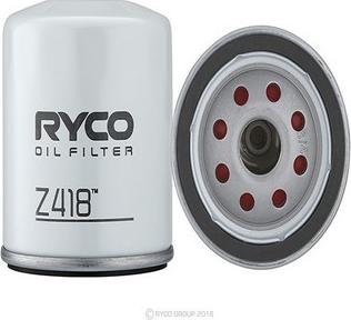 GCG Turbos Australia RY-Z418 - Масляный фильтр autospares.lv