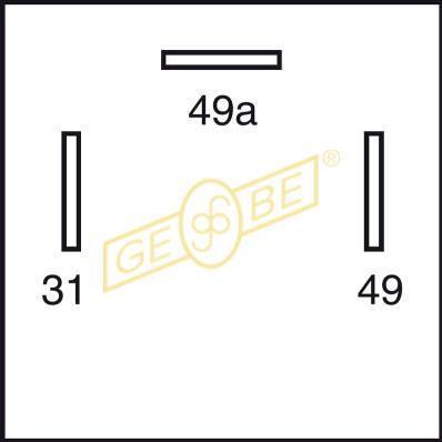 Gebe 9 9027 1 - Прерыватель указателей поворота autospares.lv