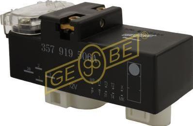 Gebe 9 9211 1 - Реле, продольный наклон шкворня вентилятора autospares.lv