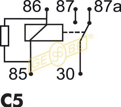 Gebe 9 5008 1 - Датчик потока, массы воздуха autospares.lv