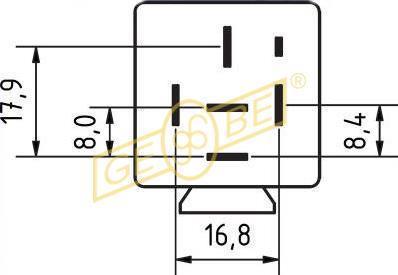 Gebe 9 5089 1 - Датчик потока, массы воздуха autospares.lv