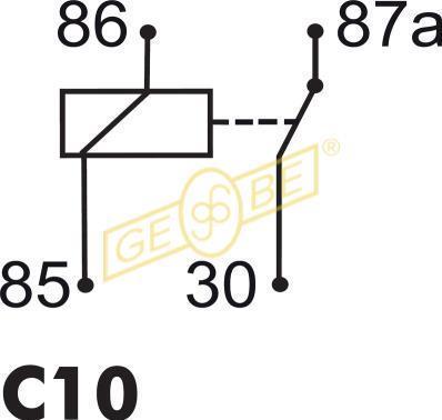 Gebe 9 5132 1 - Датчик потока, массы воздуха autospares.lv