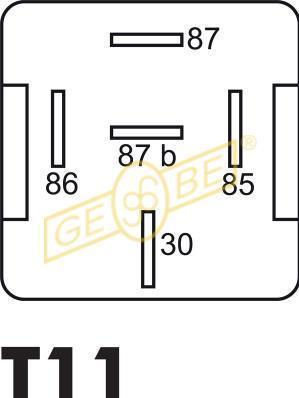 Gebe 9 7026 1 - Лямбда-зонд, датчик кислорода autospares.lv