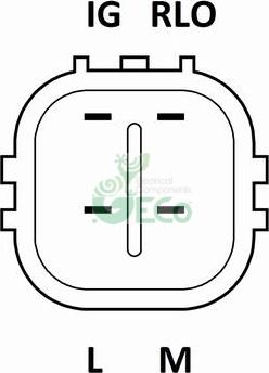 GECO A544770 - Генератор autospares.lv