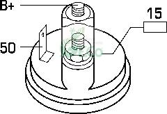 GECO M50130A - Стартер autospares.lv