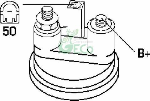 GECO M32127 - Стартер autospares.lv