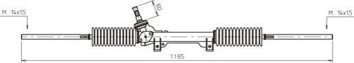 General Ricambi CI4031 - Рулевой механизм, рейка autospares.lv